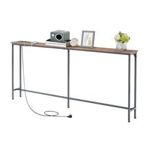 GOKHOMX Mueble Recibidor Estrecho Mesa Consola Estrecha 180…