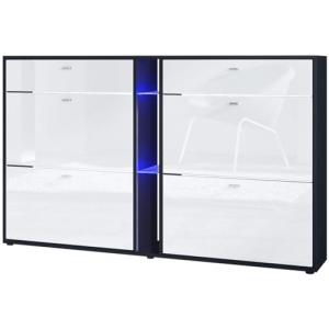 Vladon Zapatero con Solapas Today 155,5 x 95 x 28 cm, con i…