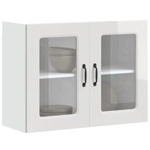Xichuzi Armario Pared Cocina Puerta Cristal Kalmar Blanca A…