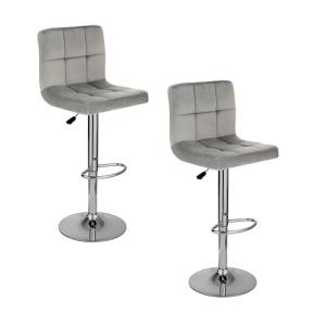 Baroni Home Juego de 2 Taburetes de Bar o Cocina de Tejido…