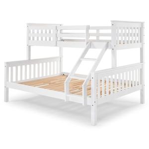 Buyqualia - Litera de Madera Blanca 150x204x147 cm | Cama M…