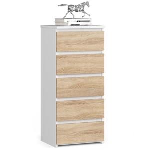 AKORD | Cómoda con 5 cajones | Cómoda Alta | Mueble Moderno…