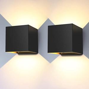 ledmo 20W Aplique Exterior Pared 3000K Bianco Caldo 2 Pieza…