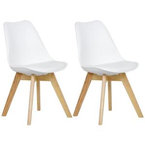 WOLTU 2X Sillas de Comedor Dining Chairs Silla Tower Madera…