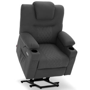 M MCombo Sillón TV con Ayuda para levantarse eléctrico, rec…