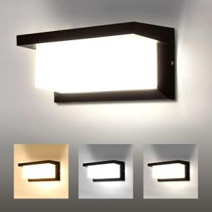 CHENBEN Aplique Pared Exterior, 18W Lámpara de Pared LED Im…