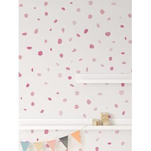QuoteMyWall 150 calcomanías de pared de lunares rosa pastel…