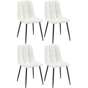 CLP Set de 4 sillas de Comedor Antibes en Polipiel I Juego…