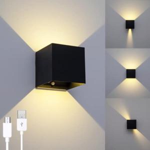 SENFAY Lampara de Pared LED Interior, 6 W Aplique de pared…