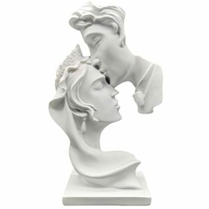 PIGPIGFLY Beso de Amor Estatua,Centro de Mesa Decorativo Sa…