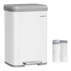 SONGMICS Cubo de Basura de Cocina, 50 L, Cubo de Basura de…