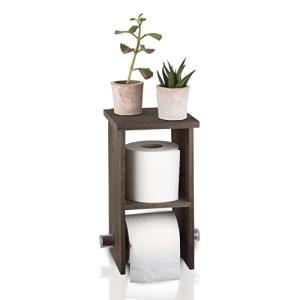 CUBIBOO® Portarrollos Papel Higienico de Madera Resistente…