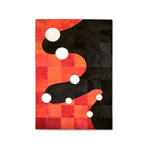 Zerimar Alfombra Patchwork | Piel de Vaca Natural | Medidas…