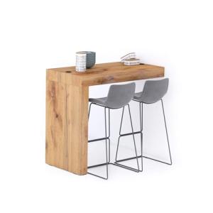 MOBILI FIVER, Península Evolution 120x60, Madera Rustica co…