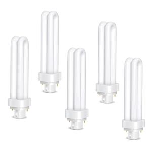 Pack de 5 Bombillas G24d-3, 2-Pin PLC Tubo 26W, Luz Blanca…