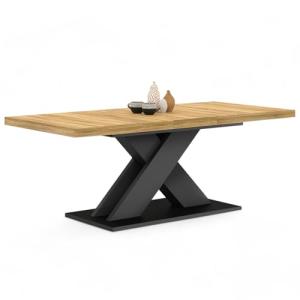 IDMarket Alicia - Mesa de comedor extensible rectangular 6-…