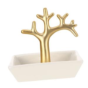 Beavorty Caja De 1 Pieza Bandeja De Joyería De Cerámica Pla…