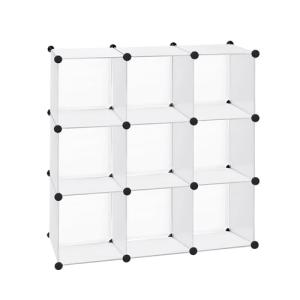 T-LoVendo Armario Modular Cubos. Estantería Zapatero plásti…