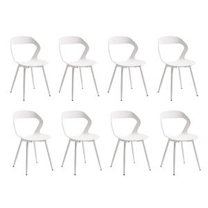 BenyLed Juego de 8 sillas de Comedor; Silla de salón Diseño…