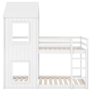 KecDuey Litera de 90 x 200 cm, cama infantil con somier, ca…