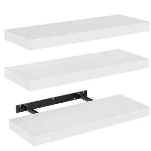 STOREMIC Estanteria Pared Juego de 3, Estante de Pared Blan…