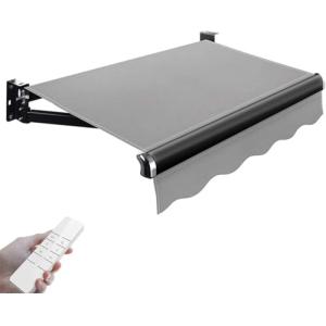 Toldo eléctrico retráctil, toldo con control remoto y maniv…
