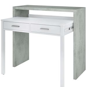 Mesa escritorio extensible 2 cajones tocador consola despac…