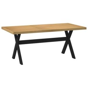 vidaXL Mesa Comedor NOAIN Patas Forma X Madera Maciza Pino…