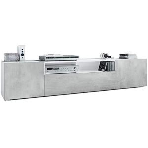 Vladon Mueble TV Mogan, Mueble Televisor con 2 Puertas, 1 P…