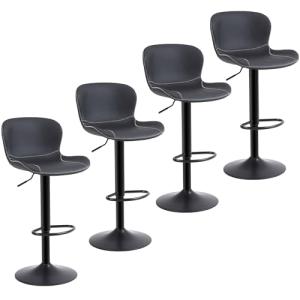 Youhauchair Taburetes Altos de Cocina Juego de 4, Taburete…