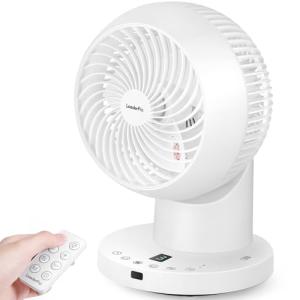 LeaderPro Ventilador de mesa, 4 velocidades, Ventilador Tur…