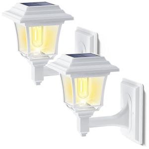 LeiDrail Luces Solares de Exterior, 2 Modos Edison Luz Sola…