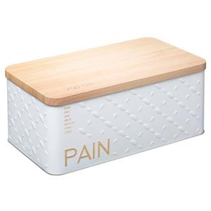 5 five simply smart Panera de metal blanca con decoración e…