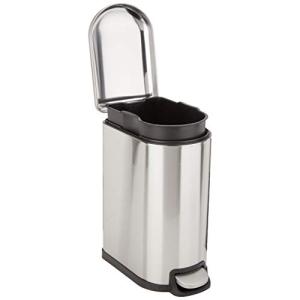Amazon Basics Bote de basura pequeño en forma de D resisten…