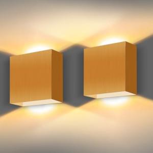 CYUaoao 2 Piezas Aplique LED de Pared Interior Apliques de…
