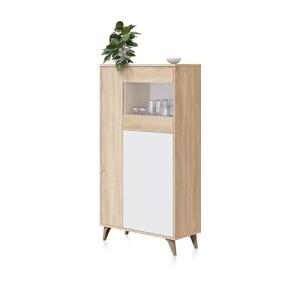 duehome | Vitrina con 3 Puertas, Bueffet para salón, Modelo…