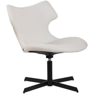 CLP Sillón de piel sintética Welland, con estructura de met…