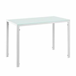 Woopi Mesa de Cocina Viena 105x75x60 Cm Blanca