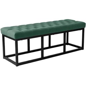 CLP Banco Acolchado Polson En Terciopelo I Banqueta Otomana…