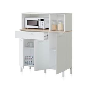 duehome | Alacena de Cocina, Mueble Auxiliar 3 Puertas   1…