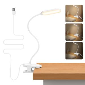 Aigostar Luz de Lectura, Lámpara Lectura LED con Clip y Bra…