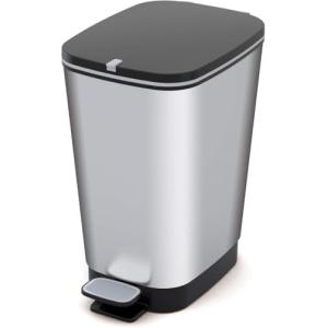 Curver - Cubo de basura Chic Bin con pedal antideslizante 4…