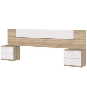 Habitdesign Cabezal   Dos Mesitas de Noche, Cabecero y Mesi…