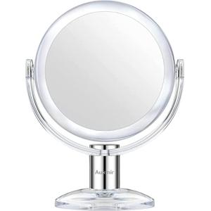 Auxmir Espejo Maquillaje con Aumento de 1X / 10X, Espejo Co…