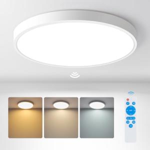 wowatt 11.8Inch Plafon con Sensor de Movimiento, 3000K/4000…