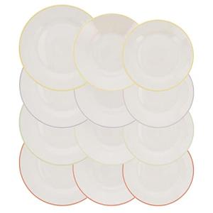 Quid Parchis Vajilla Porcelana 12 Piezas - 4 Personas