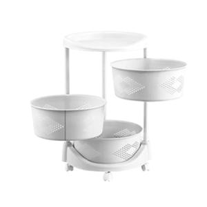 MEIZHITU Carrito Baño Carrito Giratorio Redondo con Ruedas,…