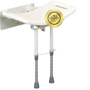 OrtoPrime Asiento de Ducha ABATIBLE con Patas - Silla Ducha…