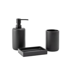 Hanseküche Set de 3 piezas de baño – Accesorios decorativos…