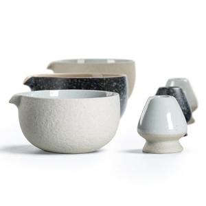Matcha Chawan con textura de roca natural japonesa TEANAGOO…